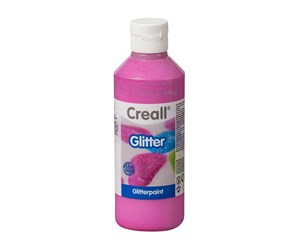 Kreative leker - Creall Glitter Paint Pink 250ml - 01216