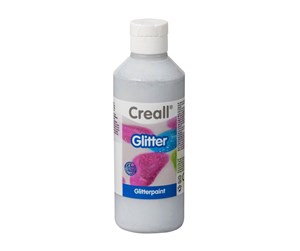 Kreative leker - Creall Glitter Paint Silver 250ml - 01220