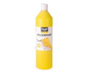 Kreative leker - Creall Finger Paint Preservative Free Yellow 750m - 07801