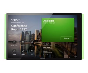 Veggmontering, AV-braketter & AV-møbler - Crestron Electronics Crestron Room Scheduling Touch Screen TSS-1070-T-B-S-LB KIT - for Microsoft Teams - room manager - Bluetooth 802.11a/b/g/n/ac - smooth black - TSS-1070-T-B-S-LB KIT