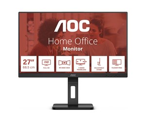 Skjerm - 27" AOC 27E3QAF - 1920x1080 - 75Hz - IPS - 27E3QAF