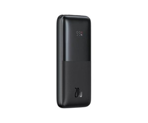 Nødlader - Baseus Bipow Pro 10000mAh 2xUSB USB-C 20W (black) Nødlader - Svart - 10000 mAh - PPBD040101