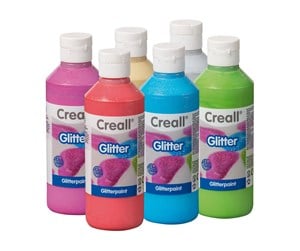 Kreative leker - Creall Glitter paint 6x250ml - 01225