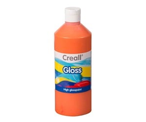 Kreative leker - Creall Gloss Gloss Paint Orange 500ml - 01272