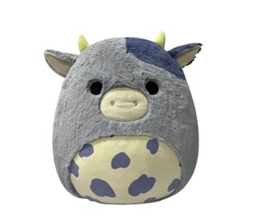 Dukker, Bamser & Utstyr - Squishmallows Plysj -  - Fuzz A Mallows - Bubba Ku 50 Cm - 232446