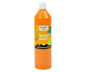 Kreative leker - Creall Finger Paint Preservative Free Orange 750m - 07809