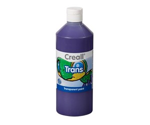 Kreative leker - Creall Transparent Paint Purple 500ml - 23024