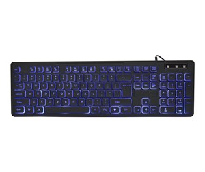 Tastatur - Gembird - keyboard - QWERTY - US - black - Tastatur - Amerikansk Engelsk - Svart - KB-UML3-02