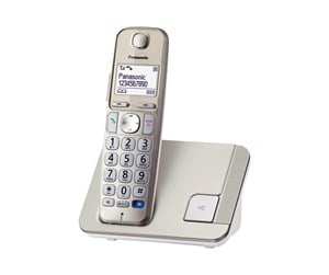 Telefon - Panasonic KX-TGE210 - cordless phone with caller ID/call waiting - 3-way call capability - kx-tge210pde