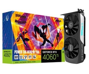 Grafikkort - ZOTAC GeForce RTX 4060 Ti AMP SPIDER-MAN edition - 16GB GDDR6 RAM - Grafikkort - ZT-D40620F-10SMP