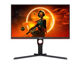 Skjerm - 27" AOC Q27G3XMN/BK - 2560x1440 - 180Hz - VA - Q27G3XMN/BK