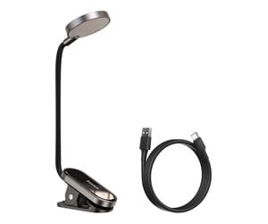 Lamper - Baseus (DGRAD-0G) Comfort Reading Mini Clip Lamp (dark gray) - DGRAD-0G