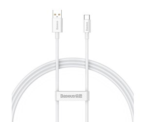 USB - Baseus Cable USB do USB-C  Superior 100W 1m (white) - P10320102214-01