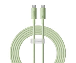 USB - Baseus Fast Charging cable  USB-C to USB-C Habitat Series 2m 100W (green) - P10360202631-01