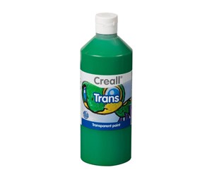 Kreative leker - Creall Transparent Paint Green 500ml - 23026