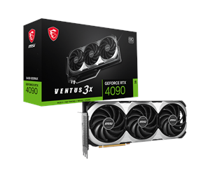 Grafikkort - MSI GeForce RTX 4090 VENTUS 3X E OC - 24GB GDDR6X RAM - Grafikkort - RTX 4090 VENTUS 3X E 24G OC