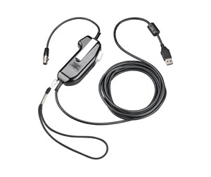 Kabelordner/Kabelstrømpe - Poly - PTT (push-to-talk) headset adapter for headset - monaural no serial - TAA Compliant - 8K712AA#AC3