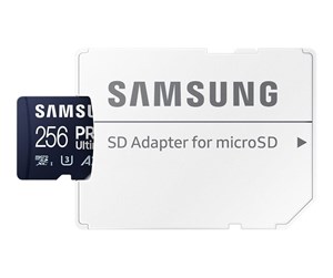 Minnekort - Samsung PRO Ultimate microSD/SD - 200MB/s - 256GB - MB-MY256SA/WW