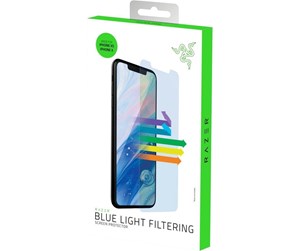 Mobil - Beskyttelsesglass - Razer Blue Light Filtering Screen Protector forApple iPhone XS - RC21-0146BL02-R3M1