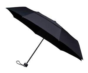 Fritid & Reise - miniMAX Eco Windproof Umbrella - 100 cm - Black - LGF-99-8120