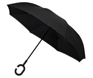 Fritid & Reise - miniMAX RU-6 Inside Out Umbrella - 107 cm - Black - RU-6-PMS BLACK 6C