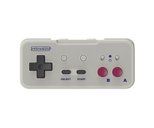 Spill - Tilbehør - Retro-Bit Origin8 2.4G Pad NS NES GB Grey - Controller - MAC - 849172014985