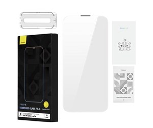 Mobil - Beskyttelsesglass - Baseus Tempered Glass  0.4mm Iphone  13/13 Pro/14 + cleaning kit - SGKN030602