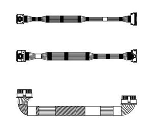 Diverse kabel - Lenovo 6 x SAS/SATA 4 x AnyBay 2.5" Backplane NVMe - storage cable kit - 4X97A59785