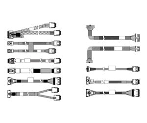 Diverse kabel - Lenovo storage cable kit - 4X97A84613