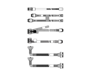 Diverse kabel - Lenovo storage cable kit - 4X97A84615