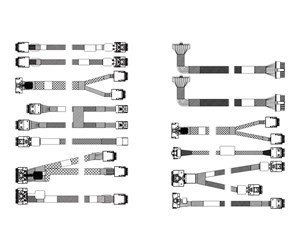 Diverse kabel - Lenovo storage cable kit - 4X97A84619