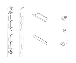 Rackskap - Lenovo ThinkSystem - rack extension kit - 48U - 4M17A61255