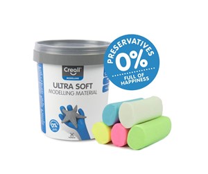 Kreative leker - Creall Ultra Soft Clay Pastel 300gr. - 25930