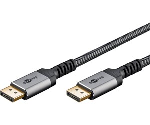 Skjermkabel - Pro Displayport 1.4 Sleeved - Skjermkabel - 1m - Svart - HDMI1.4SL1