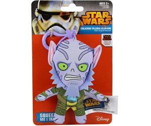 Dukker, Bamser & Utstyr - Jazwares Star Wars - Zeb mini plush figure with sound (English) - 0882041015928