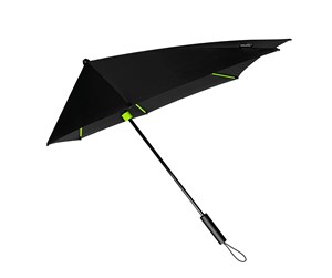 Fritid & Reise - StorMaxi Umbrella - 100km/h -  100 cm - Black / Lime - ST-12-LIME