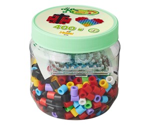 Kreative leker - Hama Fuse Bead Set Maxi - Square and Heart 400 pcs. - 8792