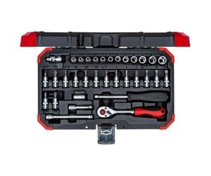 Verktøy - Gedore R49003033 Socket Set 1/4" - 33 pieces - R49003033