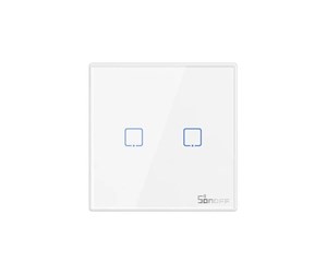 Smarthus - Sonoff Smart Wireless Wall Switch  T2EU2C-RF 433MHz (2-channel) - M0802030010