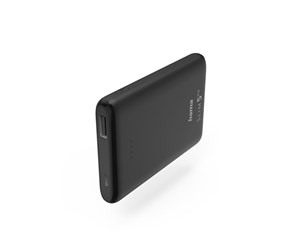 Nødlader - Hama SLIM 5HD Nødlader - Svart - 5000 mAh - 201666