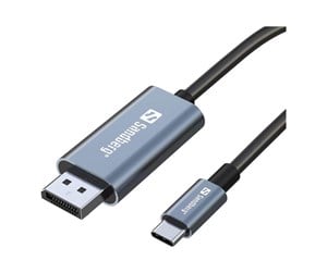 Skjermkabel - Sandberg USB-C to DisplayPort Cable - 2m - 136-51