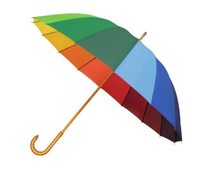 Fritid & Reise - Falcone Umbrella - 110 cm - Rainbow - LR-80-823