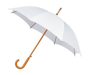 Fritid & Reise - Falcone Golf Umbrella - Automatic - 102 cm - White - LA-17-8111