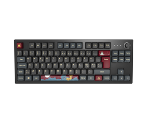 Tastatur - Montech MKey TKL Darkness - Gateron G Pro 2.0 Red - Gamingtastatur - Uten numpad - Nordisk - Svart - MK87DR-Nor