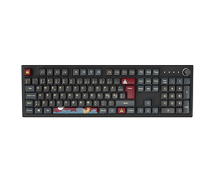 Tastatur - Montech MKey Fullsize Darkness - Gateron G Pro 2.0 Yellow - Gamingtastatur - Nordisk - Svart - MK105DY-Nor