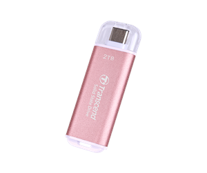 SSD - Transcend ESD300 Portable SSD - Pink - 512GB - TS512GESD300P