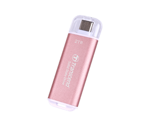 SSD - Transcend ESD300 Portable SSD - Pink - 1TB - TS1TESD300P