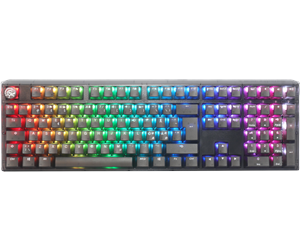 Tastatur - Ducky One 3 - Aura Black Nordic - Fullsize - Cherry Brown - RGB - ND - Gamingtastatur - Nordisk - Svart - DKON2108ST-BFIPDABAAAC1