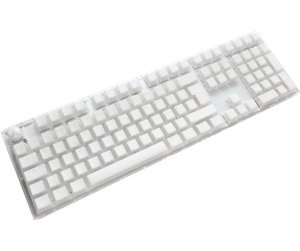 Tastatur - Ducky One 3 - Aura White Nordic - Fullsize - Cherry Brown - RGB - ND - Gamingtastatur - Nordisk - Hvit - DKON2108ST-BFIPDAWWWWC1