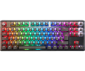 Tastatur - Ducky One 3 - Aura Black Nordic - TKL - Cherry Sil - Gamingtastatur - Nordisk - Svart - DKON2187ST-SFIPDABAAAC1